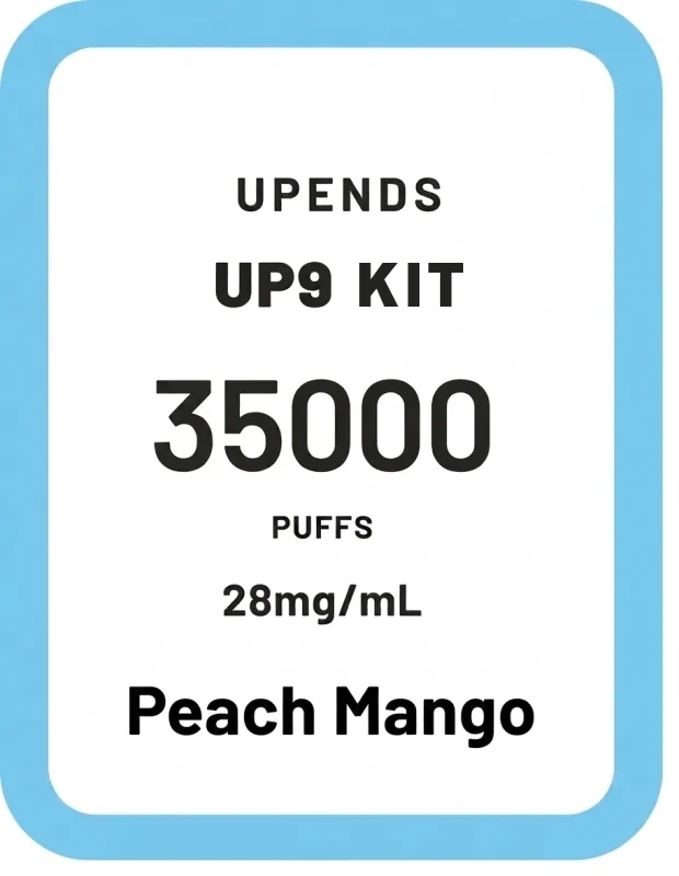 UPENDS UP9 KIT 35000 PUFFS - Peach Mango