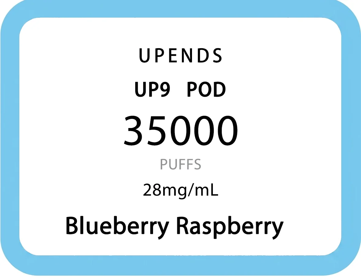 UPENDS UP9 POD 35000 PUFFS - Blueberry Raspberry