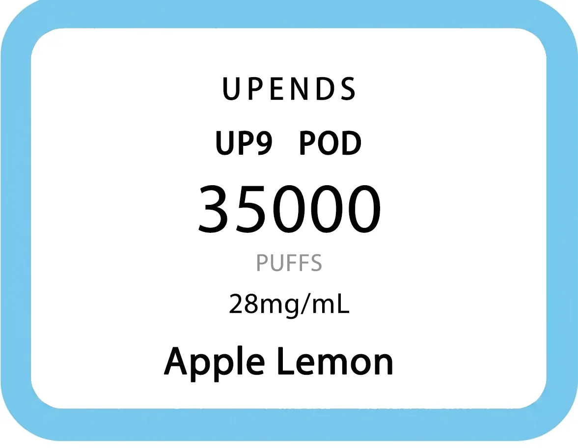 UPENDS UP9 POD 35000 PUFFS - Apple Lemon
