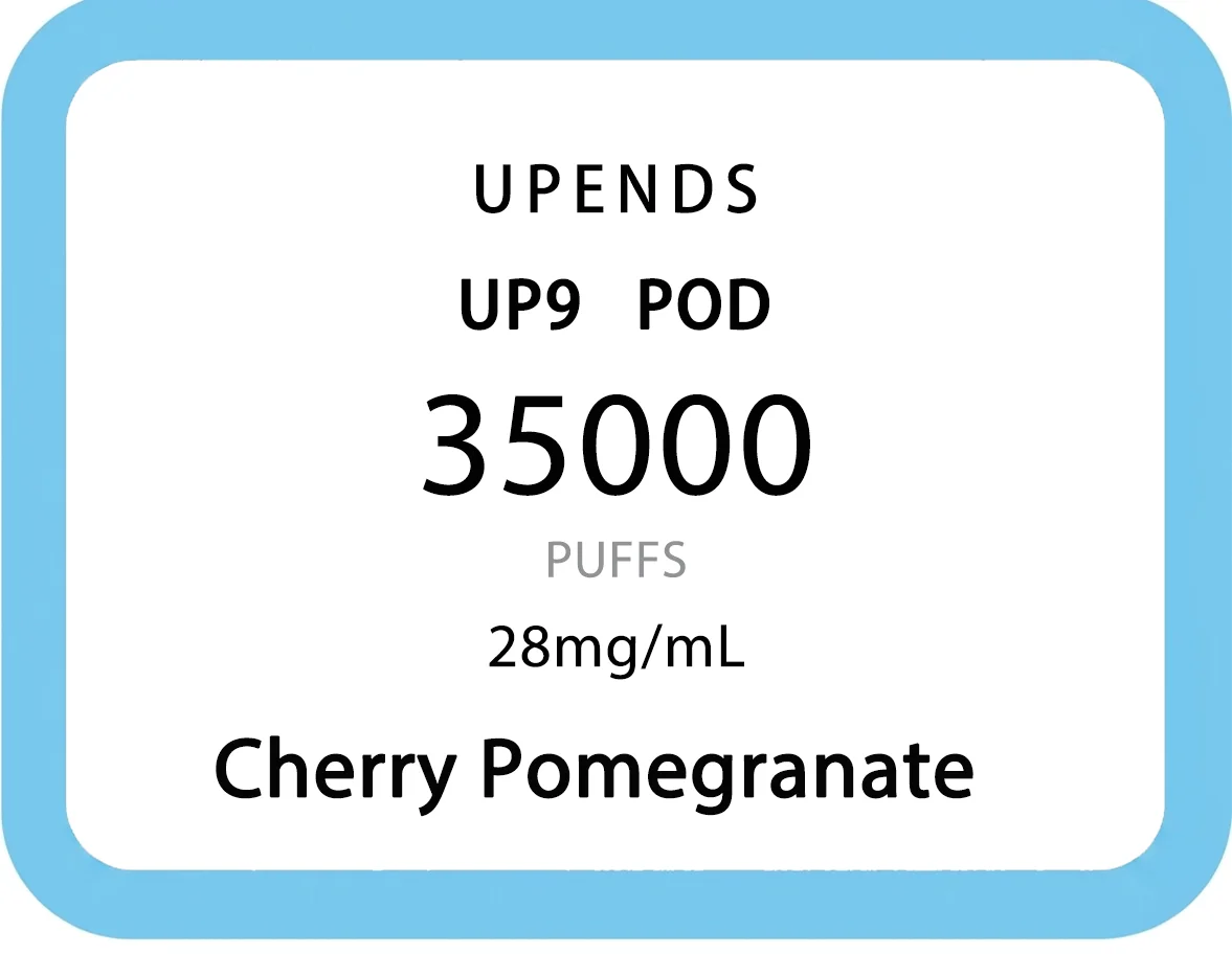 UPENDS UP9 POD 35000 PUFFS - Cherry Pomegranate